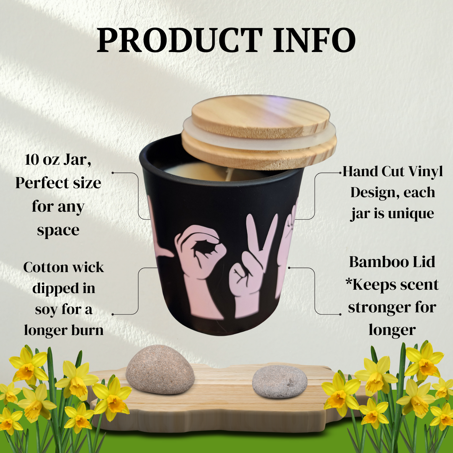 Candle For Hubby Manly Wolf Scented Candle Wolf Lover Decor